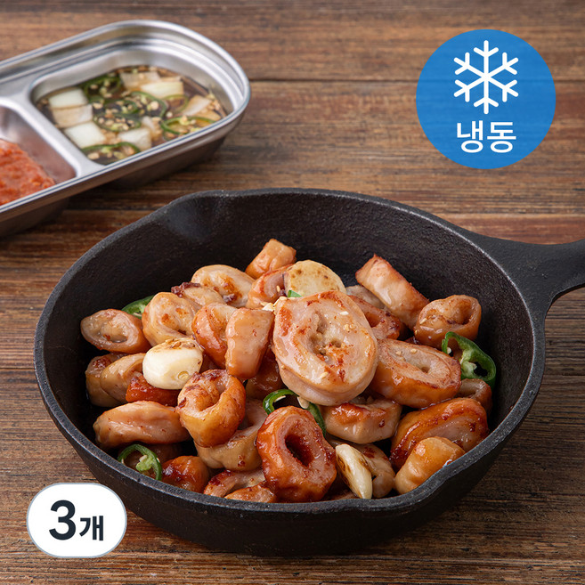 청춘불판 동글 초벌 막창 (냉동), 3개, 400g