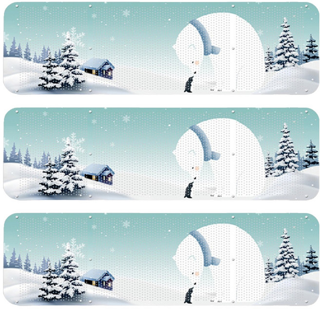 冷氣擋風板 北極熊 3個, A134, 1盒