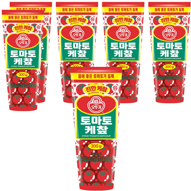 오뚜기 토마토 케챂, 300g, 6개