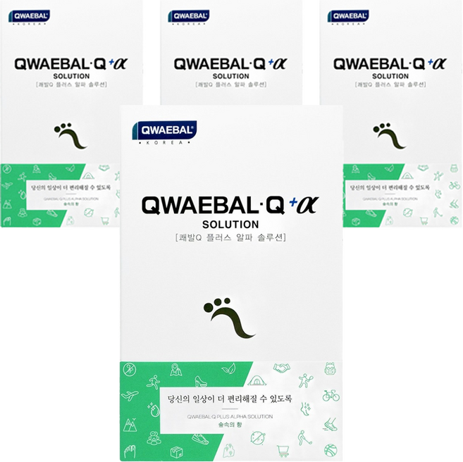 쾌발 Q 플러스 알파 솔루션 숲속의향, 4개