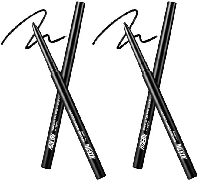 머지 더 퍼스트 슬림 젤 아이라이너 0.05g, GS1블랙오닉스, 2개