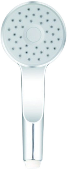 Dr.AV 聖岡科技 小鋼炮超強勁增壓電鍍蓮蓬頭 TS-7 大樓/公寓低水壓專用 300%增壓 50%省水, 銀色, 1個