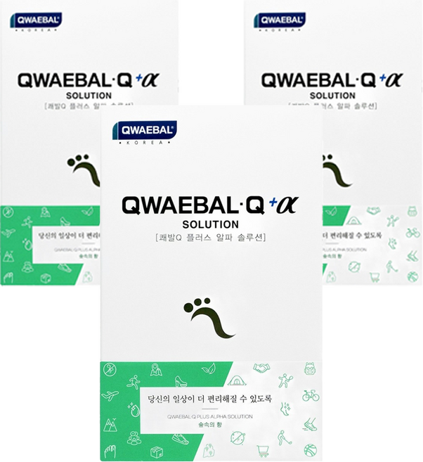 쾌발 Q 플러스 알파 솔루션 숲속의향, 3개