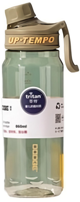 DODGE 道奇 提把直飲水壺 旋蓋款, 綠色, 680ml, 1個