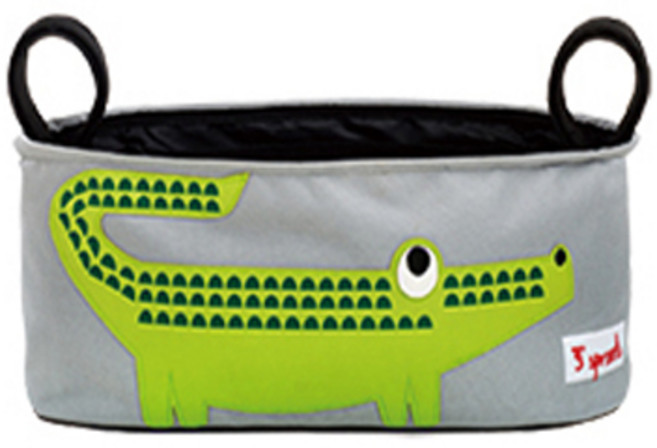 3스프라우츠 유모차 정리함 가방, 악어, 1개