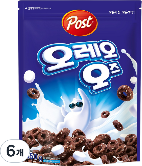 오레오오즈 시리얼, 450g, 6개