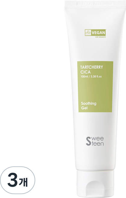 스위틴 타트체리 시카 수딩 젤, 100ml, 3개