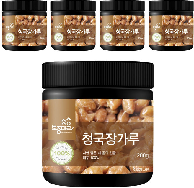 토종마을 청국장가루, 200g, 5개