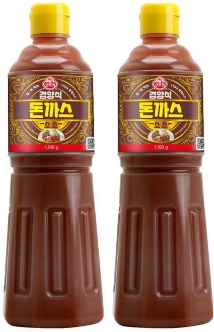 오뚜기 경양식 돈까스소스, 1.1kg, 2개
