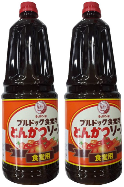 불독 식당용 돈까스소스, 1.8L, 2개