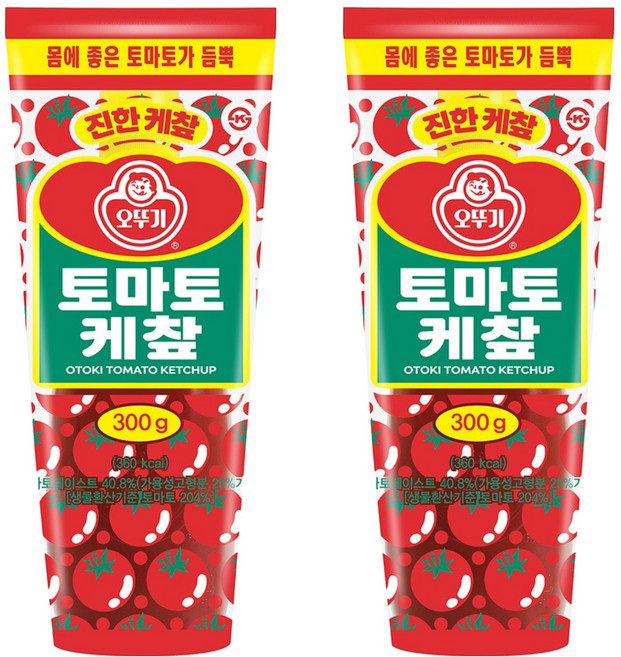 오뚜기 토마토 케챂, 300g, 2개