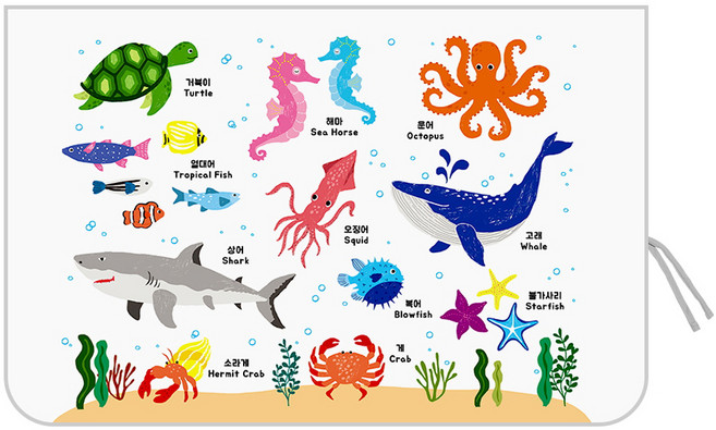 banybany 차량용 자석 햇빛가리개, 암막 바다나라, 1개