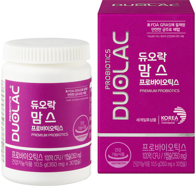 DUOLAC 益生菌膠囊, 30顆, 1盒
