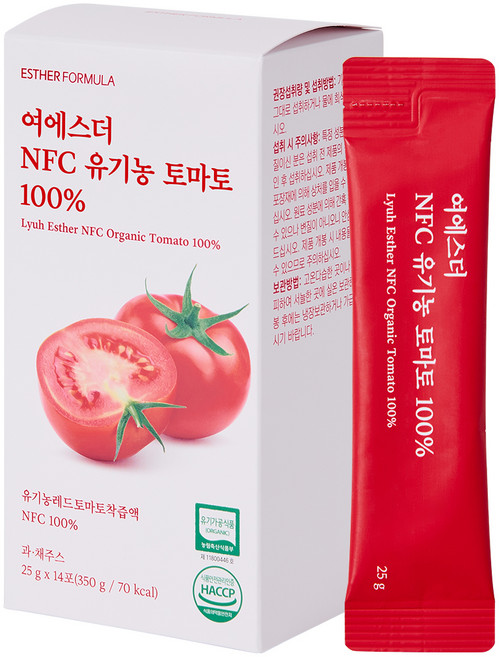 ESTHER FORMULA 呂艾絲特 NFC 100%有機番茄汁, 1個, 350g