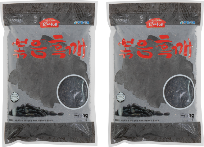 아따꼬씨네 볶음 흑깨, 500g, 2개