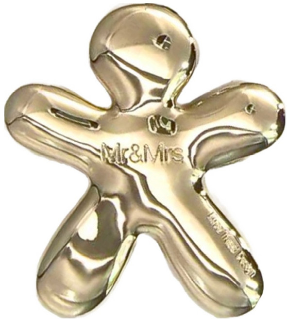 Mr&Mrs FRAGRANCE NIKI METAL GOLD 香氛片, 東方香氣, 1個