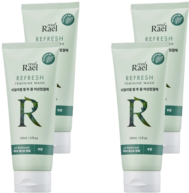 리얼라엘 젤 투 폼 여성청결제, 4개, 150ml - 쿠팡