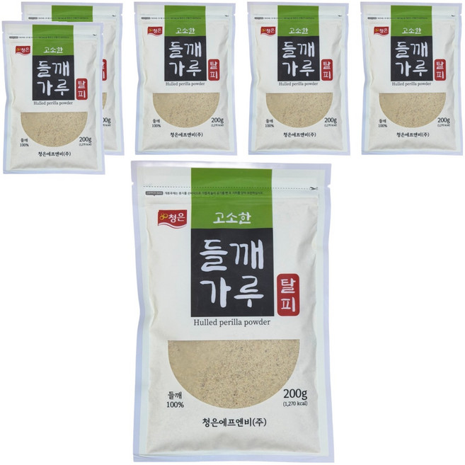 藍銀紫蘇粉去皮, 200g, 6個