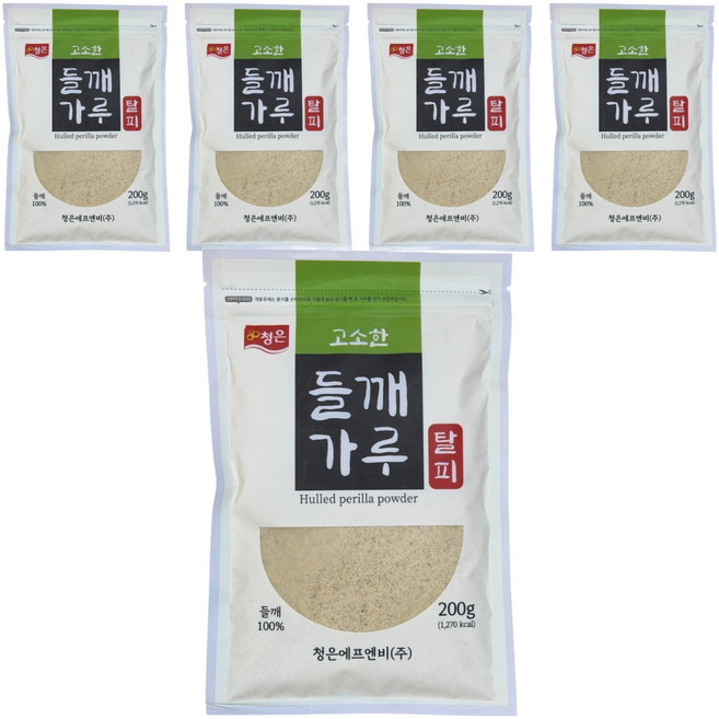 藍銀紫蘇粉去皮, 200g, 5個