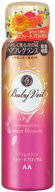 Baby Veil 香氛寶貝 髮香噴霧 甜蜜花香, 80g, 1瓶