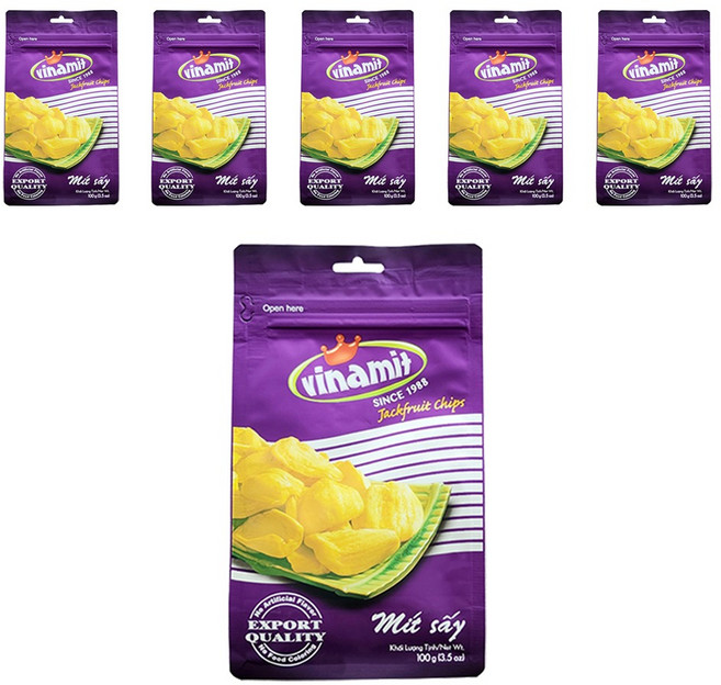 비나밋 잭푸룻칩, 100g, 6개