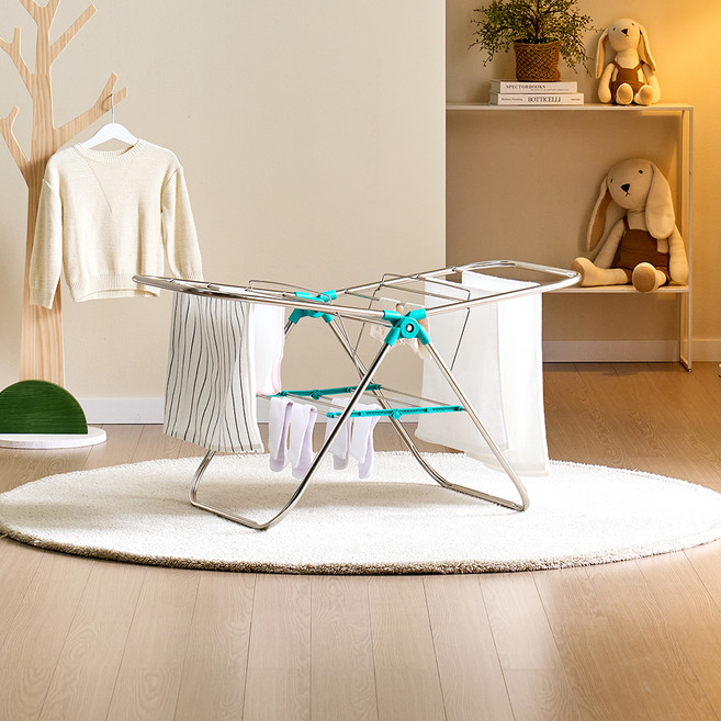 LIVINGCORE 국내 제조 기본형 빨래건조대