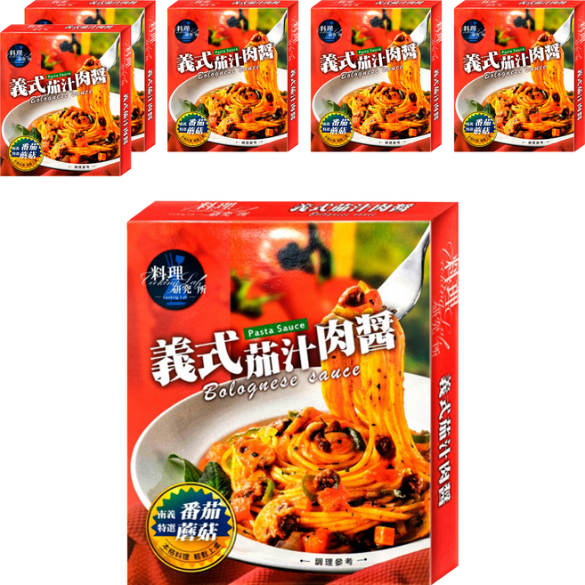 聯夏 料理研究所 義式茄汁肉醬, 140g, 6盒