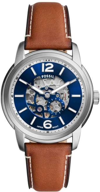 FOSSIL 男士 Heritage 皮革手錶 ME3263 + 包裝組