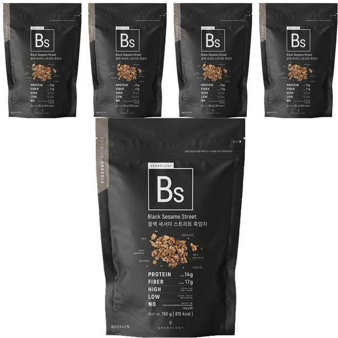 그라놀로지 시나몬스터 그래놀라 시리얼, 150g, 5개