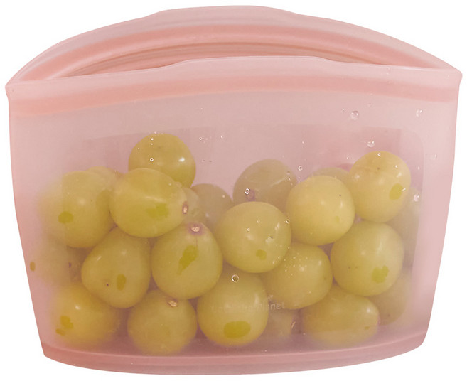 퍼기 3중 밀폐 실리콘 지퍼백 드라이로즈 850ml, 1개, 단품