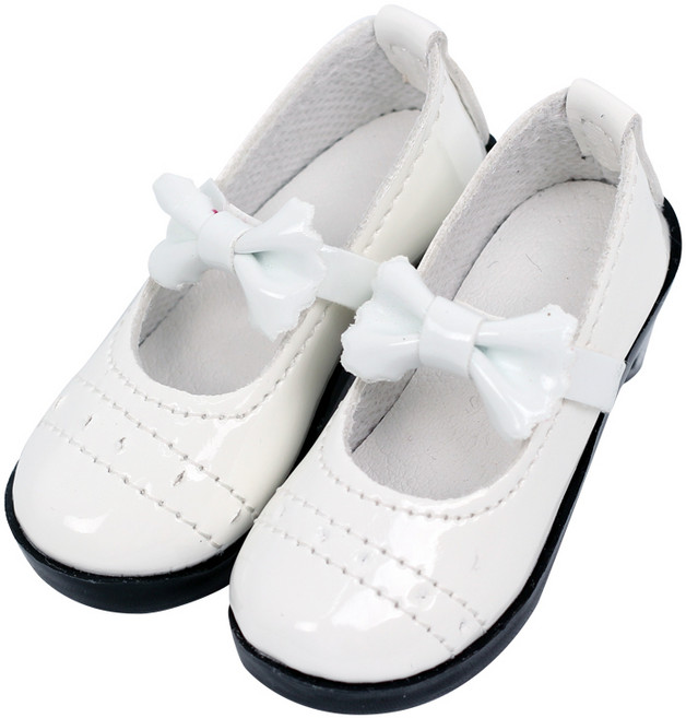 아카라치 구체 관절 인형 60cm용 리본스트랩 신발 액세서리, 화이트, 1개