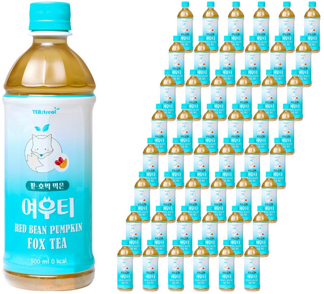 티트리트 여우티 호박팥차, 500ml, 72개
