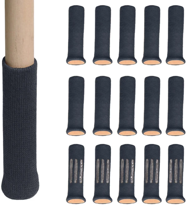 써뉴즈 홈 의자 소음 미끄럼방지 발커버, 블랙, 16개 - 쿠팡