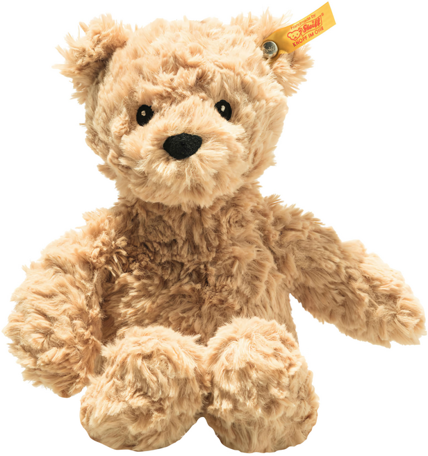 Steiff 德國金耳釦泰迪熊 Jimmy Teddy Bear 20cm 嬰幼兒玩偶 beige 1個