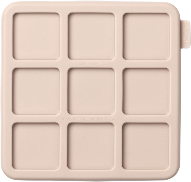 디아르 플래티넘 실리콘 냉동트레이, 핑크베이지, 1개