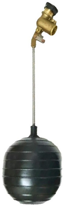 北型六分水塔浮球進水器, 黑色+金屬色