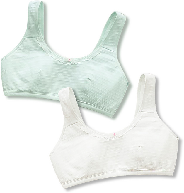 주니데이 주니어 학생 브라 레이스 1단계 2종 세트