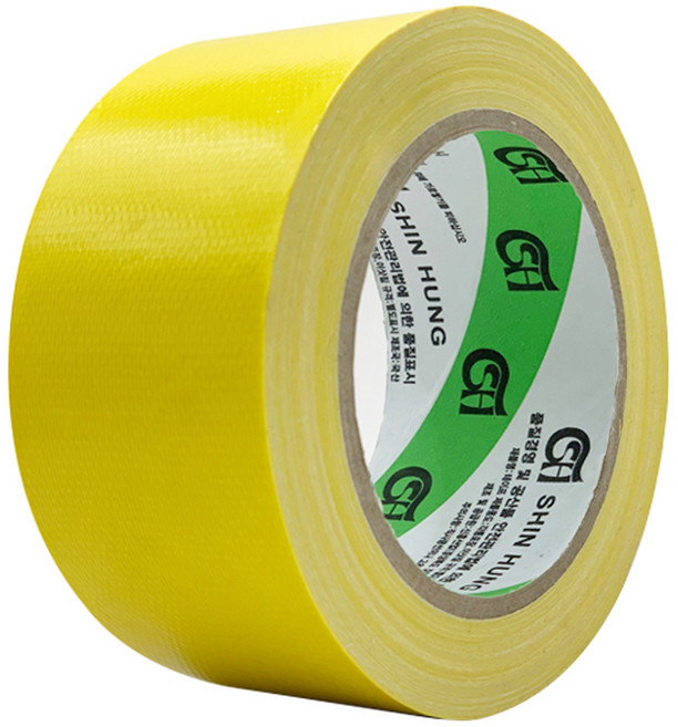 신흥 국산 대용량 라바 청면테이프 48mm x 25M 노랑, 1개