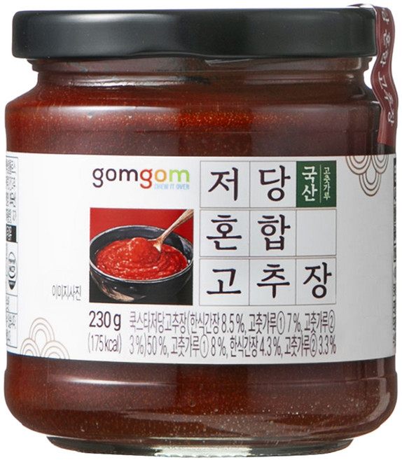 곰곰 저당 혼합 고추장, 230g, 1개