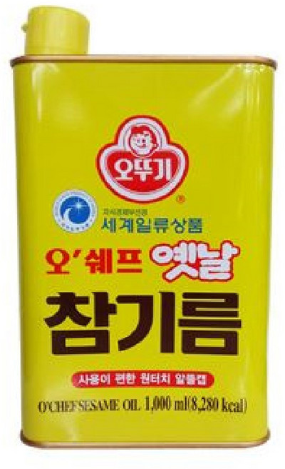 오뚜기옛날 오쉐프 참기름, 1L, 1개