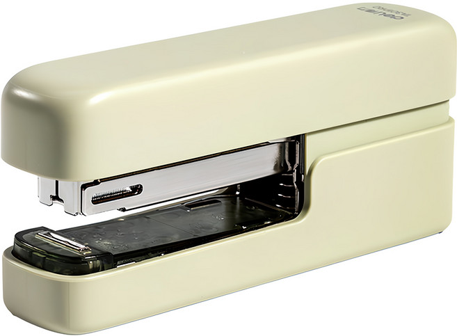 deLi 得力 平針按壓釘書機 3號 TA301PRO, 1個, 綠色