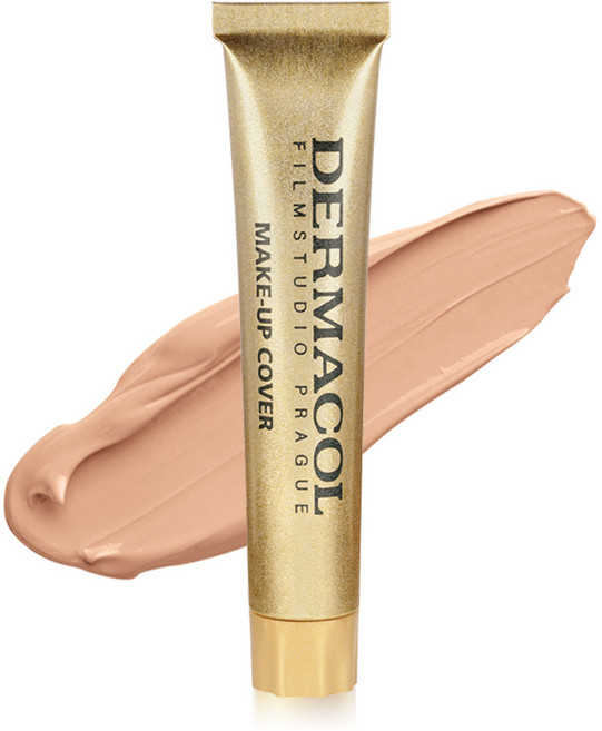 더마콜 메이크업커버 크림 파운데이션 30g, 1개, 211호-핑크베이지