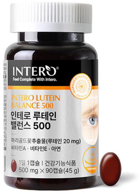 인테로 루테인 밸런스 45g, 90정, 1개