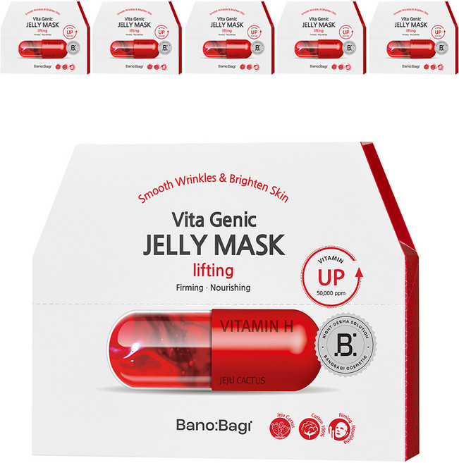 바노바기 비타 제닉 젤리 마스크 리프팅, 10개입, 6개