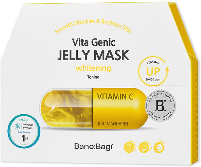 바노바기 비타제닉 젤리마스크 화이트닝 10입, 10개입, 1개