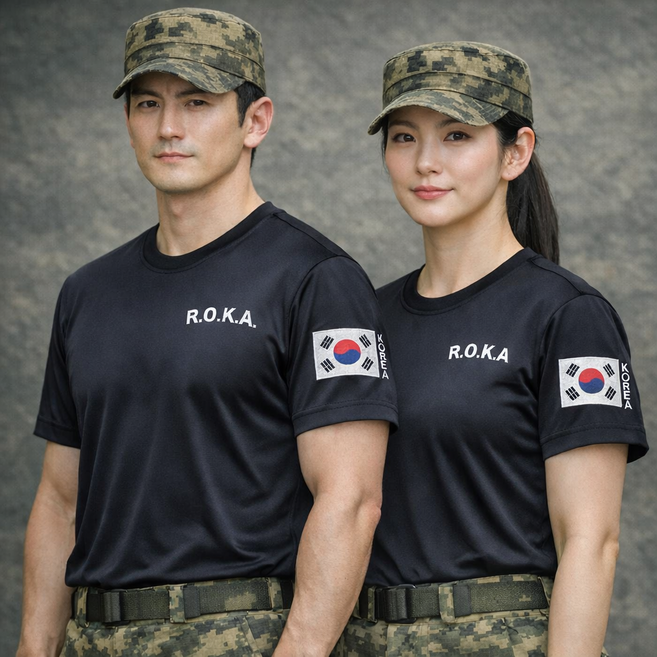 生存遊戲軍事風 ROKA 涼感網眼T恤 2件組