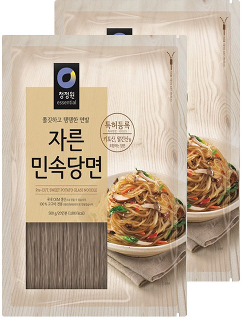 청정원 자른 민속당면, 500g, 2개