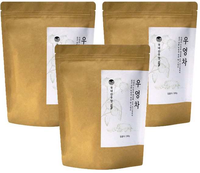 자연지애 볶은 우엉차, 300g, 1개입, 3개