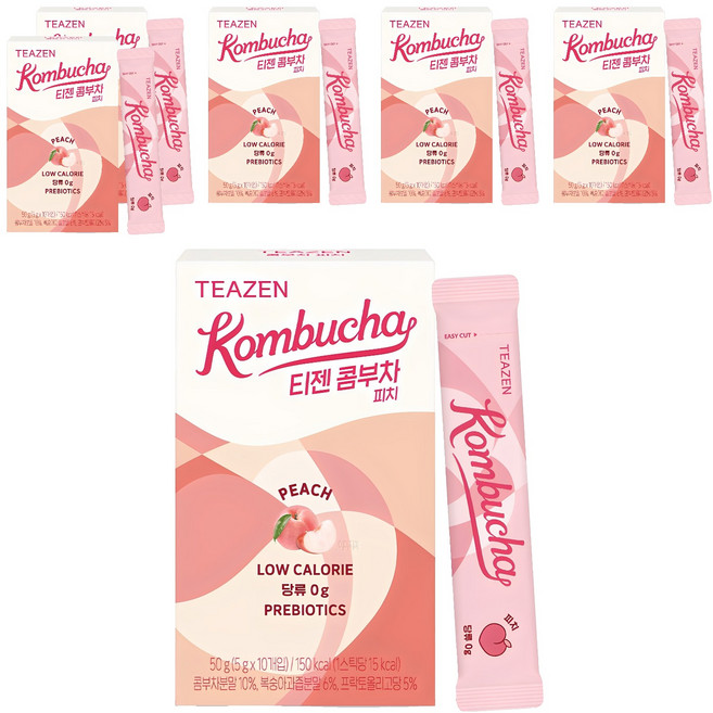 티젠 콤부차 피치, 5g, 10개입, 6개