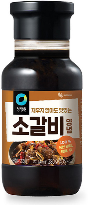 청정원 소갈비 양념, 280g, 1개